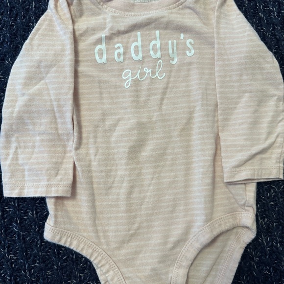 Carter’s & Huggies Baby Girl 9M Bodysuit Bundle (3pc) - Picture 6 of 9